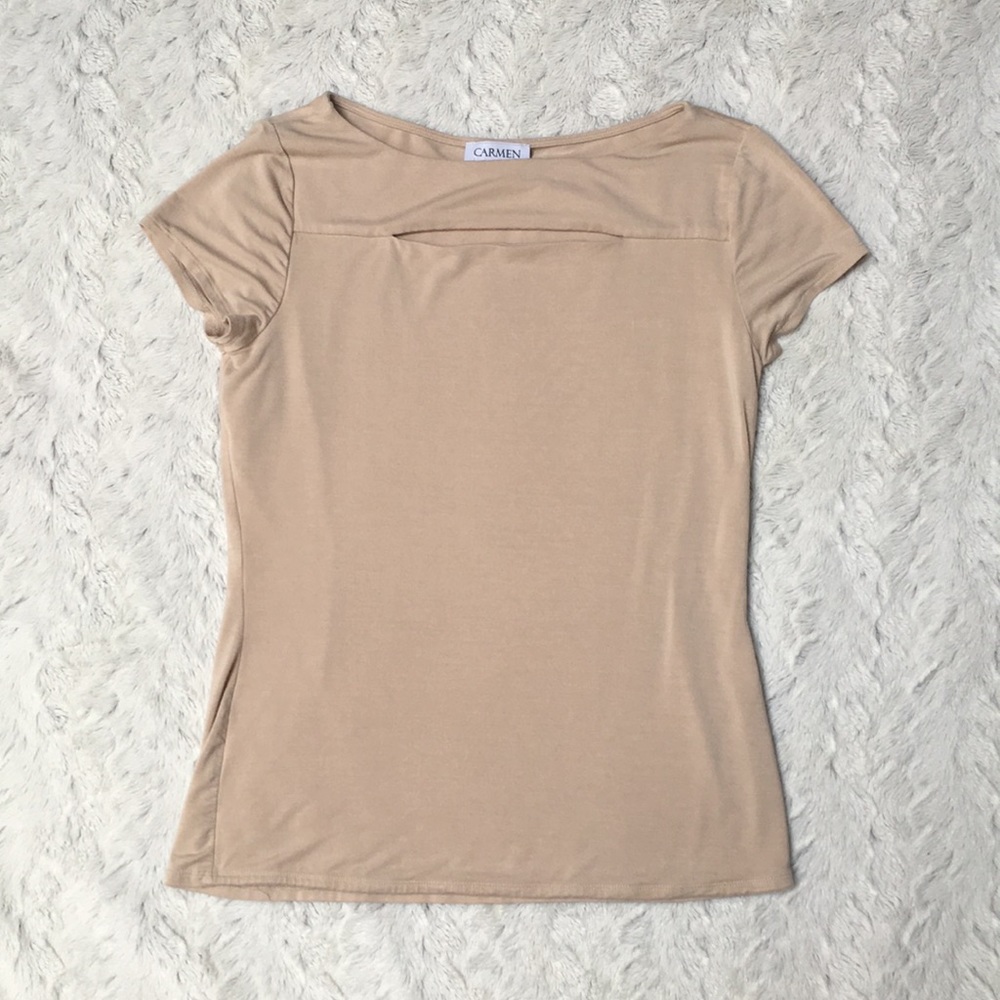 NWOT NORDSTROM Carmen Marc Valvo w/ chest cut out